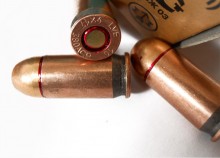 380 pistol ammo Russian close up