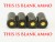 7.62x25 Tokarev Ammo BLANKS Czech Military Surplus Headstamp