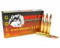 8mm Mauser Ammo 196gr SP Wolf Gold 20 Round Box